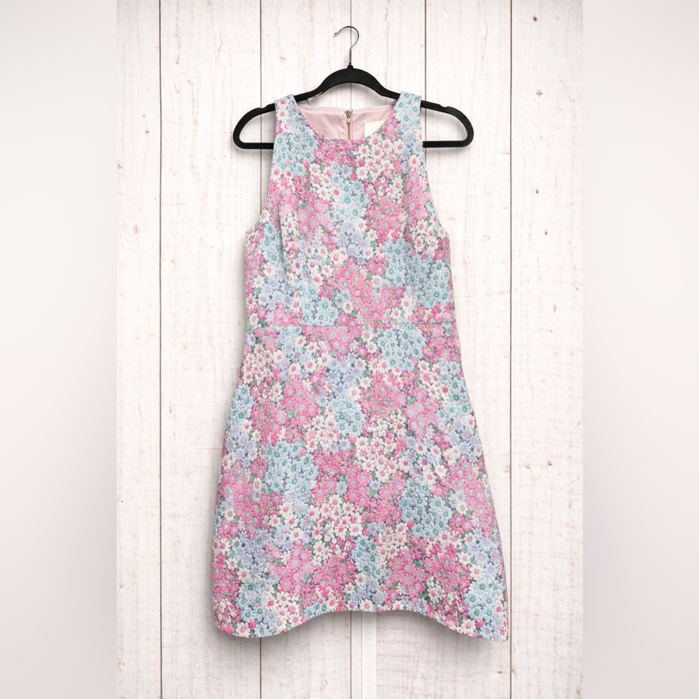 Kate Spade Floral Sleeveless Dress - Pink and Blue